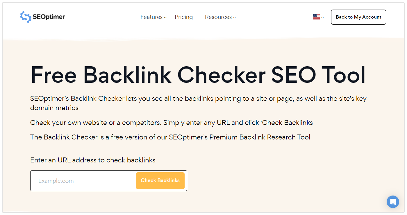 herramienta de comprobación de backlinks